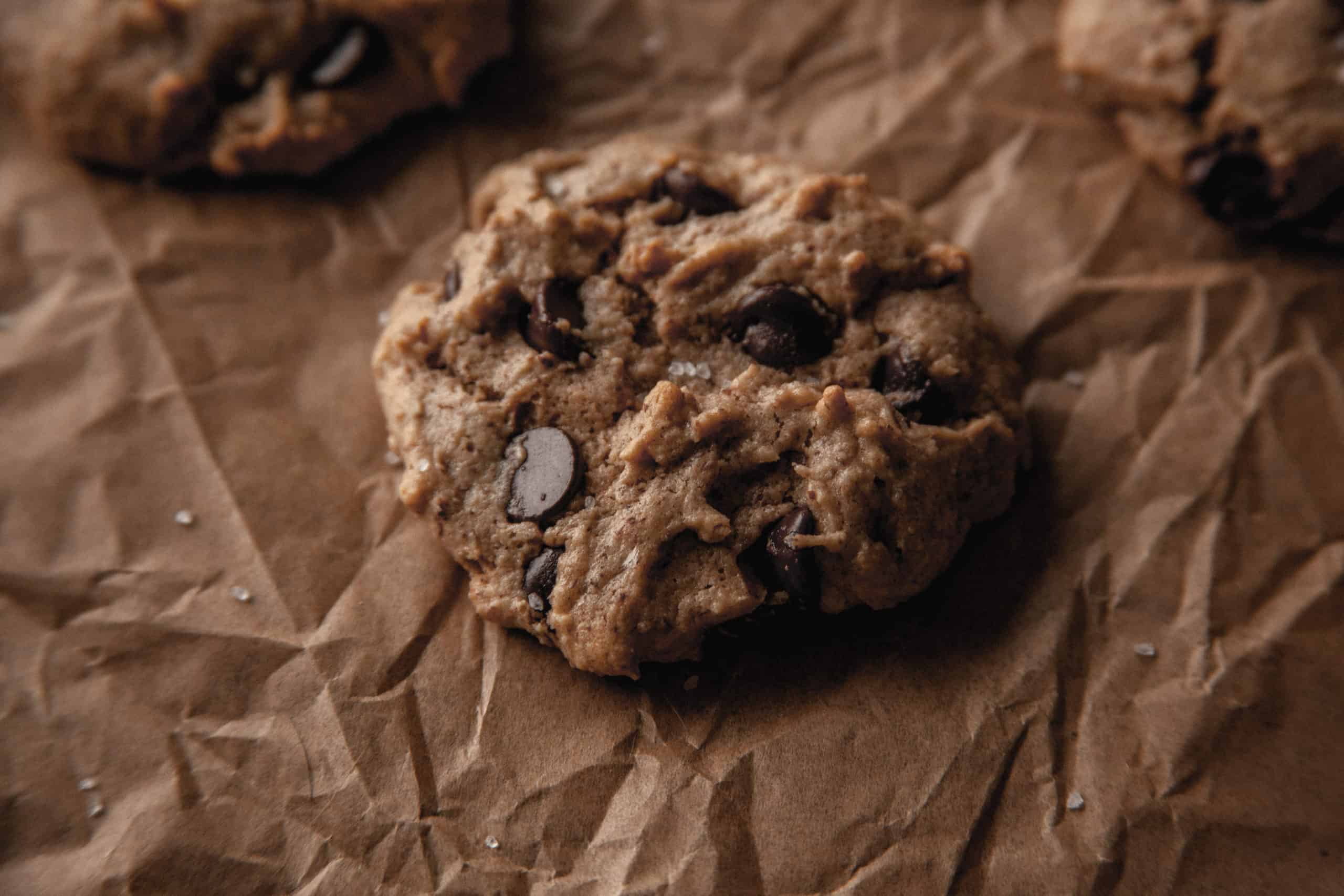 Salted Tahini Chocolate Chip Cookie Dough - Kalejunkie